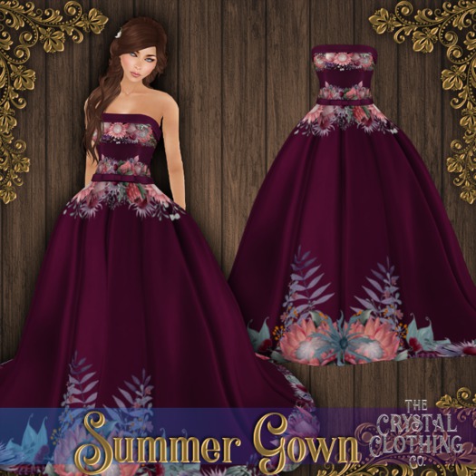 Summer - Gown - Wine