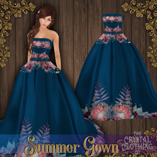 [CC Co.] Summer - Gown - Azure