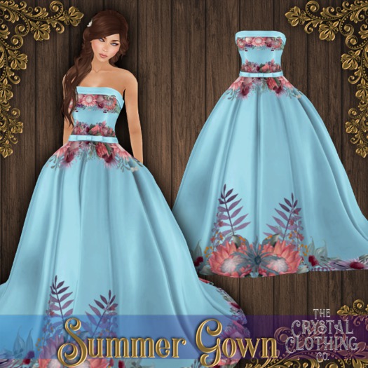 Summer - Gown - Sky Blue