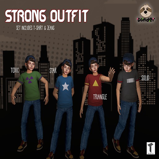{-sonder-} Strong Tee - Star (BOXED)