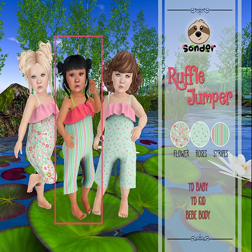 {-sonder-} Striped Ruffle Jumper (BOXED)