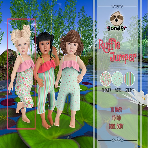 {-sonder-} Flower Ruffle Jumper (BOXED)