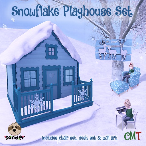 {-sonder-} Snowflake Playhouse Set (BOXED)