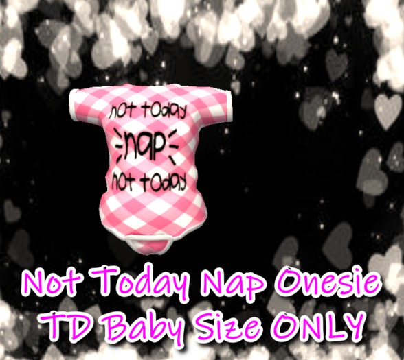 *KidTastrophe* Not Today Nap Onesie >BOXED<