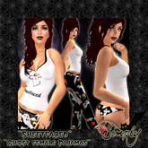 ~Simply~ Sheetfaced Ghost  Pyjamas /  Pajamas Halloween 