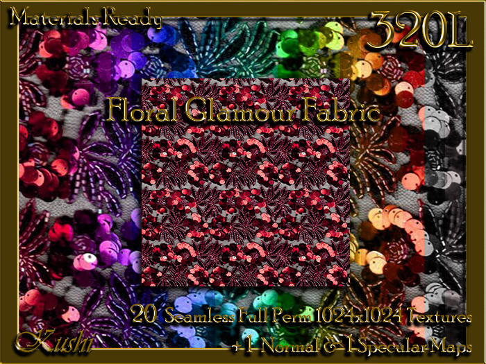 Floral Glamour Textures