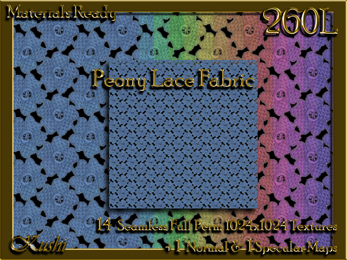 Peony Lace Alpha Textures