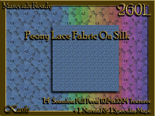 Peony Lace On Silk Textures 