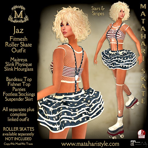 Matahari Jaz Roller Outfit Stars & Stripes UNPACK HUD (ADD ME)