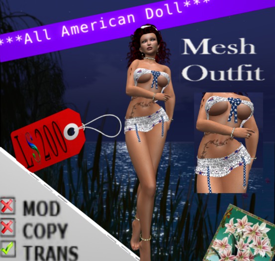 All American Doll Bagged (Wear to Unpack)