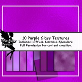 *True Blue Designs* Purple Glass Textures
