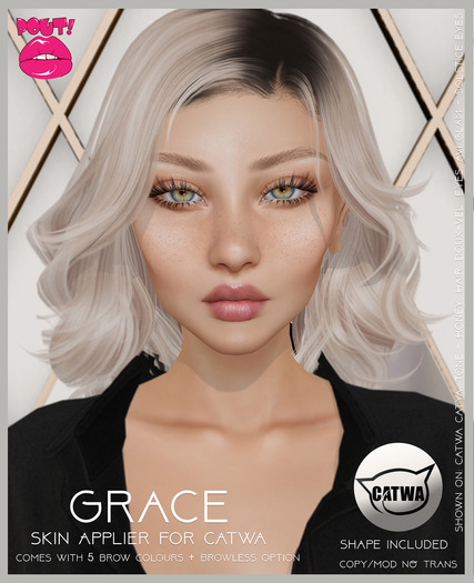 [POUT!] Grace Skin [ROSEY] - CATWA * unpack me*