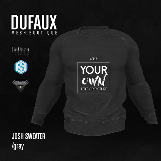 DUFAUX - josh sweater - gray