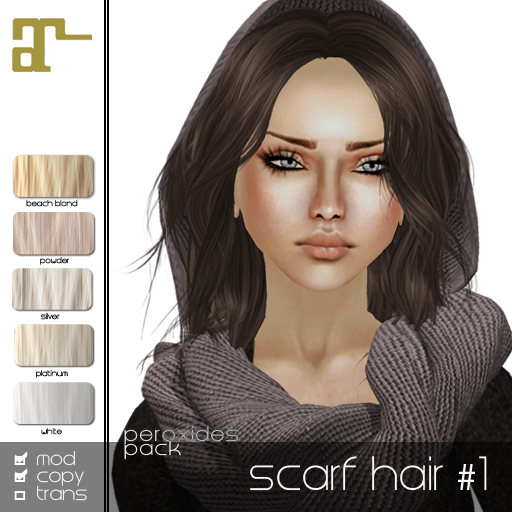 Maitreya Vol. Scarf Add-On Hair #1 - Peroxides Pack