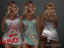 *CF* T-Shirt Dress Maitreya 60 Pattern Texture Change Hud