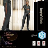 Templer Leather Pants Black