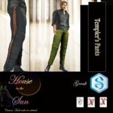 Templer Leather Pants Green