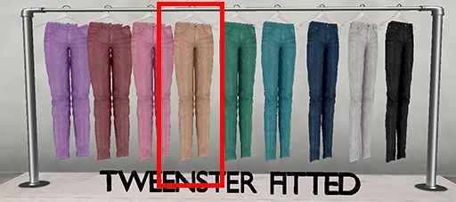 {-sonder-}Tweester Fitted Jeans Peach (BOXED)