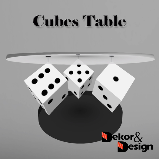D&D Cubes game Table