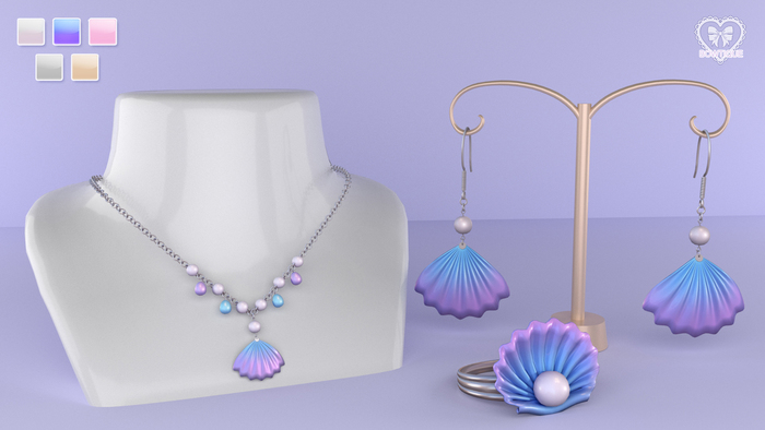 Bowtique - Seashell Jewelry Set