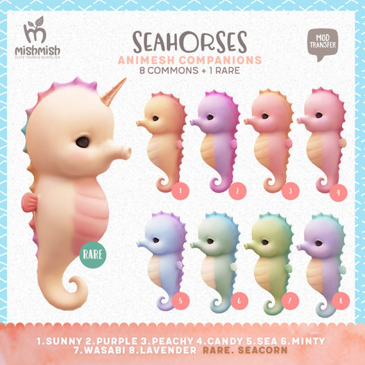 MishMish - Seahorse - Lavender [Boxed]