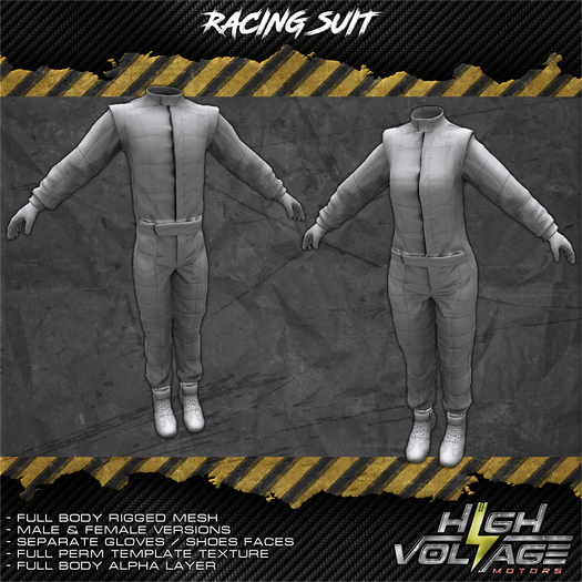 High Voltage Motors - Racing Suit