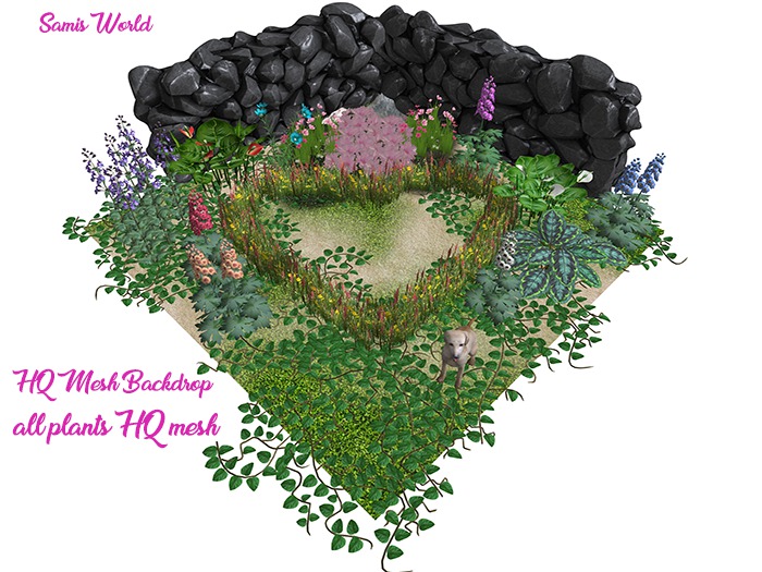 (SW) HQ MESH BACKDROP NATURE