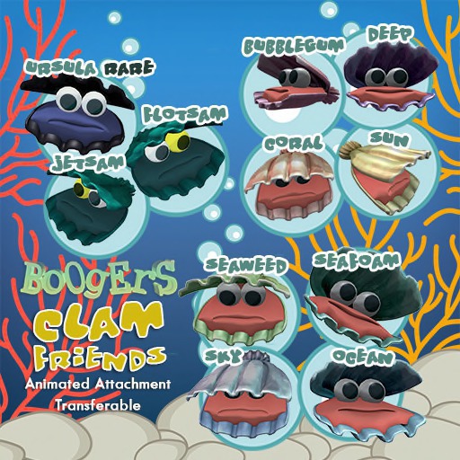 <:*BoOgErS*:> Clam Ursula OPEN me RARE