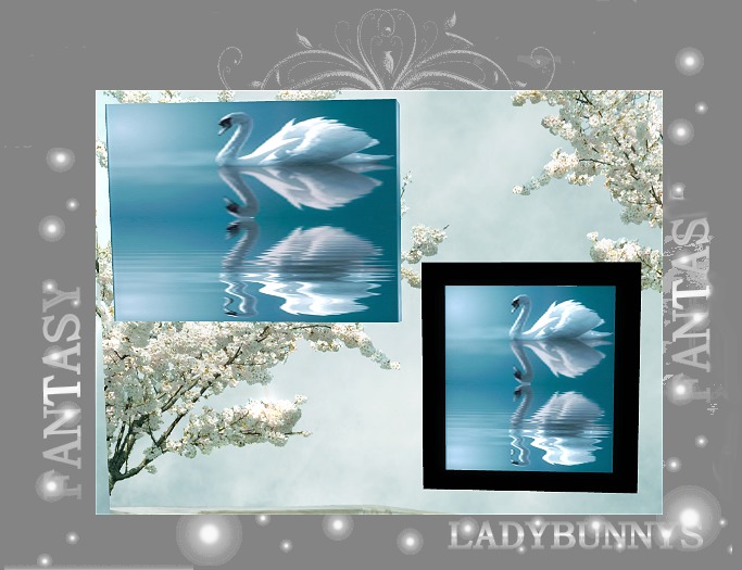 Vlewing Swan Animated Art-full perm gif animation