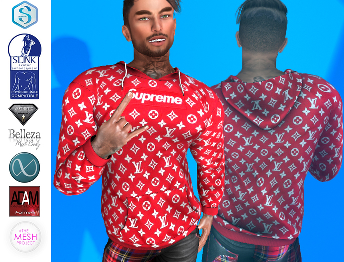 [A&L] HOODIE RED [[SUPREMEH]]