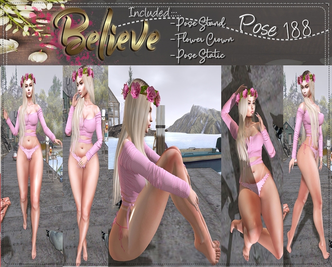 :: Believe :: Pose  Pack 188::..ADD-ME