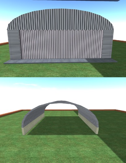 2 Aircraft Hangers boxed