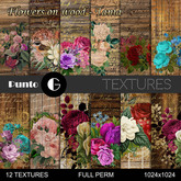 Flowers on wood - Tania