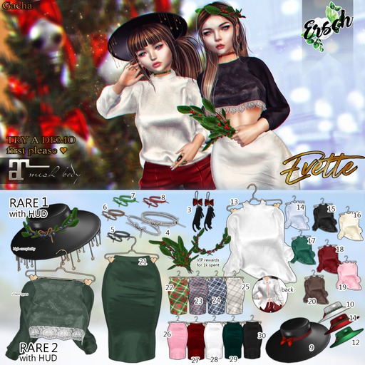 1. ERSCH - Evette Gacha MAITREYA hat RARE