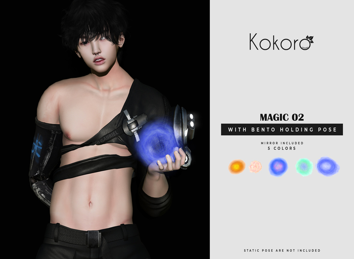 Kokoro Poses - Magic 02 Holding