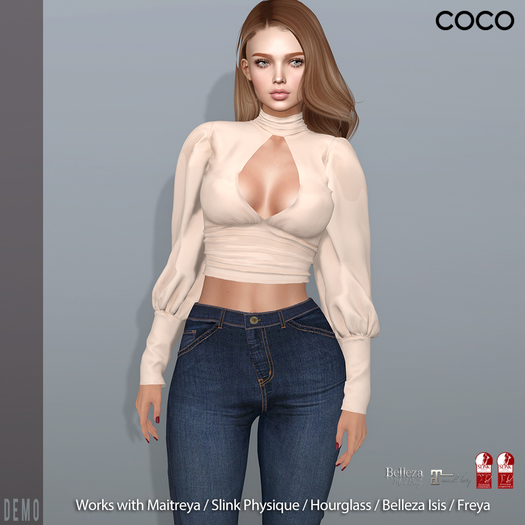 *COCO*_OpenBackBlouse_DEMO