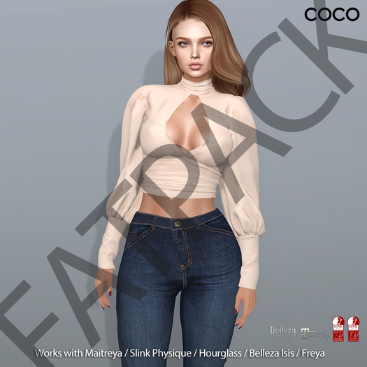 *COCO*_OpenBackBlouse_FATPACK