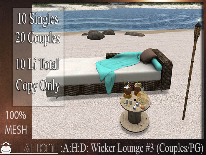 :A:H:D Wicker Lounge #3(Couples/PG)