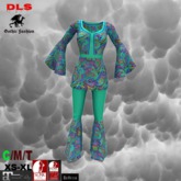 Boho outfit mint blue boxed