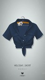 -Pixicat- Holiday Shirt (Blue)