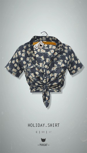 -Pixicat- Holiday Shirt (Daisie)