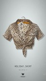 -Pixicat- Holiday Shirt (Leopard)