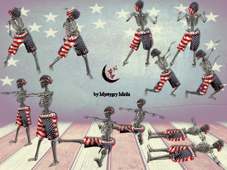 Second Life Marketplace - DEMO The Twins Skeleton men avatar + animesh ...