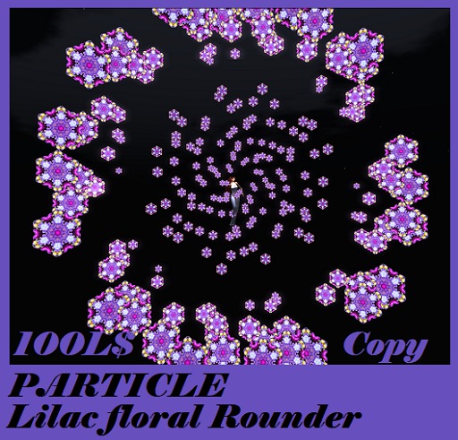 PARTICLE Lilac Flower Rounder#