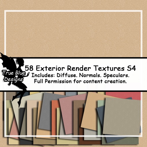 *True Blue Designs* Exterior Render Textures S4