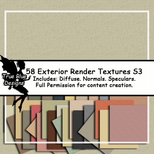 *True Blue Designs* Exterior Render Textures S3
