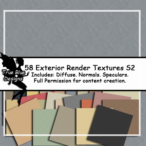 *True Blue Designs* Exterior Render Textures S2