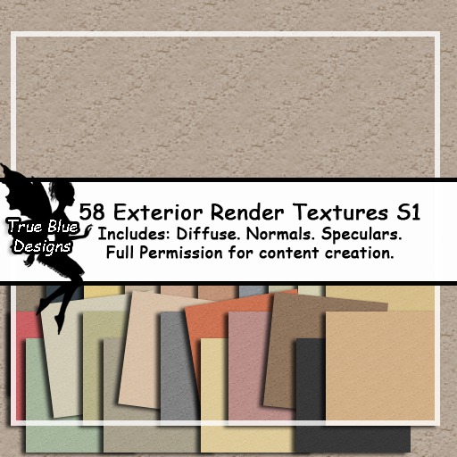 *True Blue Designs* Exterior Render Textures S1