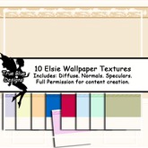 *True Blue Designs* Elsie Wallpaper Textures