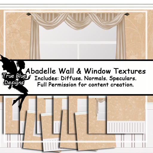 *True Blue Designs* Abadelle Wall & Window Textures
